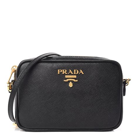 prada saffiano black bow crossbody camera bag|authentic Prada saffiano.